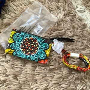 New Vera Bradley Zip ID Lanyard